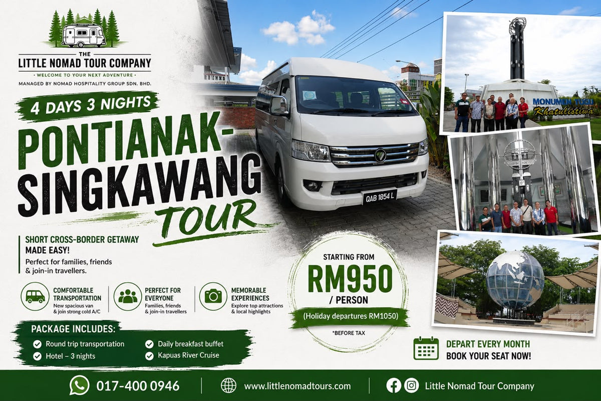 4D3N Pontianak & Singkawang Tour Package from Kuching | Indonesia Border Adventure